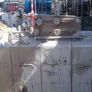 Cięcie betonu oraz żelbetu diamentowymi piłami linowymi